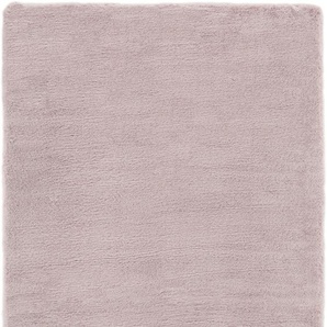 Hochflor-Teppich HOME AFFAIRE Nerja Teppiche Gr. B/L: 120 cm x 170 cm, 35 mm, 1 St., rosa (altrosa) Esszimmerteppiche