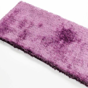 Hochflor-Teppich KIYOU SHAGGY KiYou Shaggy Teppiche Gr. B/L: 130 cm x 190 cm, 40 mm, 1 St., lila (violett) Esszimmerteppiche besonders weich durch Microfaser, Wohnzimmer