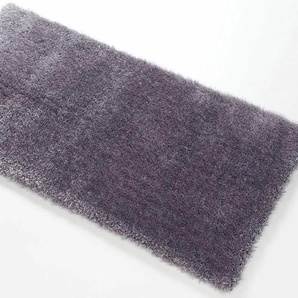 Hochflor-Teppich KIYOU SHAGGY KiYou Shaggy Teppiche Gr. B/L: 160 cm x 230 cm, 40 mm, 1 St., silberfarben Esszimmerteppiche besonders weich durch Microfaser, Wohnzimmer