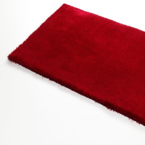 Hochflor-Teppich KIYOU SHAGGY KiYou Shaggy Teppiche Gr. B/L: 200 cm x 300 cm, 40 mm, 1 St., rot (bordeau) Esszimmerteppiche besonders weich durch Microfaser, Wohnzimmer