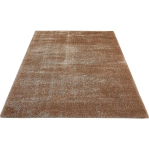 Hochflor-Teppich LUXOR LIVING Gela Teppiche Gr. B/L: 200 cm x 290 cm, 45 mm, 1 St., grau (taupe) Esszimmerteppiche