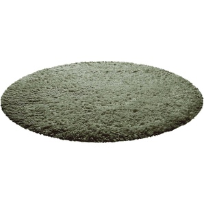 Hochflor-Teppich Matteo HL-0961, Homie Living, rund, Höhe: 50 mm, nachhaltig aus 100% recyceltem PET, Langflor, Shaggy, Wohnzimmer