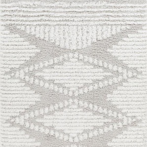 Hochflor-Teppich Modern 2326, Surya, rechteckig, Höhe: 52 mm, Flauschig, Langflor, Weich, Boho Wohnzimmerteppich, Beige