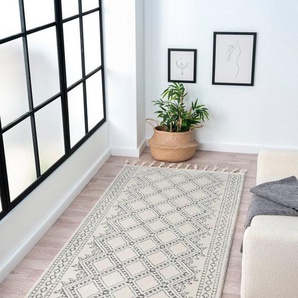 Hochflor-Teppich Moroccan Tradition, Myflair Möbel & Accessoires, rechteckig, Höhe: 24 mm, modern, marokkanisches Design, flauschig weich durch Hochflor