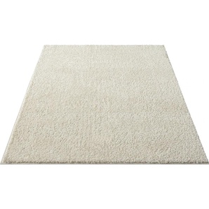 Hochflor-Teppich MY HOME Andor Teppiche Gr. B/L: 240 cm x 340 cm, 25 mm, 1 St., beige (cream) Esszimmerteppiche