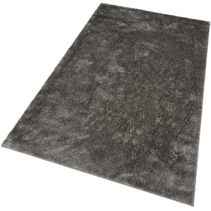 Hochflor-Teppich MY HOME Mikro Soft Ideal Teppiche Gr. B/L: 200 cm x 290 cm, 30 mm, 1 St., grau Esszimmerteppiche Microfaser, extra flauschig, Weich, Pflegeleicht, Elegant, Uni