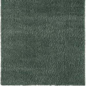 Hochflor-Teppich MYFLAIR MÖBEL & ACCESSOIRES My Shaggy Teppiche Gr. B/L: 200 cm x 290 cm, 37 mm, 1 St., grün (hellgrün) Esszimmerteppiche Shaggy, Uni-Farben, leicht glänzend, Microfaser, extra flauschig