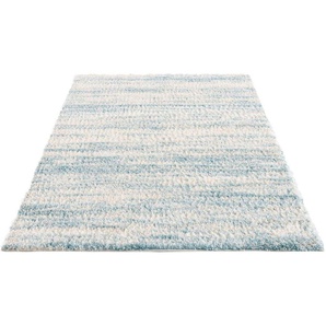Hochflor-Teppich Pulpy 524, Carpet City, rechteckig, Höhe: 30 mm, besonders weich, Meliert, ideal für Wohnzimmer & Schlafzimmer