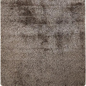 Hochflor-Teppich RESITAL THE VOICE OF CARPET Natty 2500 Teppiche Gr. B/L: 200 cm x 290 cm, 35 mm, 1 St., grau (taupe) Esszimmerteppiche