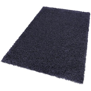 Hochflor-Teppich SCHÖNER WOHNEN-KOLLEKTION Feeling Teppiche Gr. B/L: 140 cm x 200 cm, 55 mm, 1 St., bunt (blau, lila) Baumwollteppiche