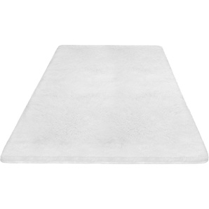 Hochflor-Teppich Silky, my home, rechteckig, Höhe: 33 mm, uni, besonders weich und kuschelig, Wohnzimmer, Schlafzimmer, waschbar