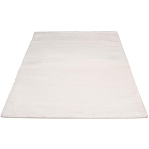 Hochflor-Teppich TOPIA 400, Carpet City, rechteckig, Höhe: 21 mm, Kunstfell-Teppich mit Kaninchenfell-Optik, Wohnzimmer, Schlafzimmer