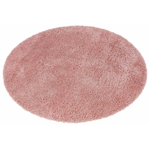Teppich Viva Teppich rund, Home affaire, rund, Höhe: 45 mm, Uni-Farben, einfarbig, besonders weich und kuschelig