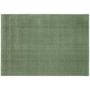 Hochflorteppich   ¦ grün ¦ Synthetische Fasern ¦ Maße (cm): B: 80 H: 3