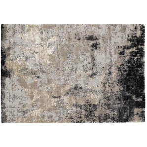 Hochflorteppich Juwel Awara - grau - Synthetische Fasern - 140 cm | Möbel Kraft