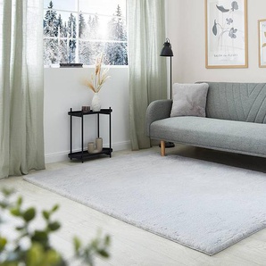 Hochflorteppich Loano 160 x 230cm Grau/Grau
