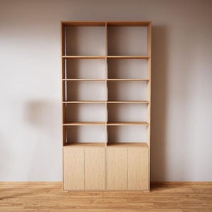 Hochschrank Eiche - Moderner Schrank: Türen in Eiche - Hochwertige Materialien - 151 x 292 x 34 cm, Selbst zusammenstellen