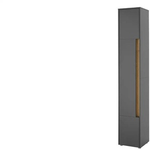 Hochschrank - grau - Materialmix - 35 cm - 199 cm - cm 34,0 | Möbel Kraft