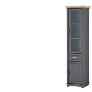 Hochschrank - grau - Materialmix - 48 cm - 190 cm - cm 43,0 | Möbel Kraft