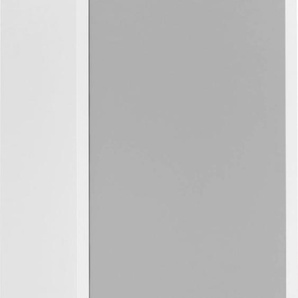 Hochschrank INOSIGN Lynn Schränke Gr. B/H/T: 30,2 cm x 164,5 cm x 33,0 cm, 2 St., grau (perl weiß, platingrau) Bad-Hochschränke Breite 30,2 cm, Höhe 164,5 grifflos, wechselbarer Türanschlag