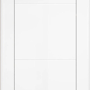 Hochschrank INOSIGN Marlon Schränke Gr. B/H/T: 65 cm x 203 cm x 38 cm, 1 St., weiß (weiß hochglanz und coast evoke eiche) Hochschrank