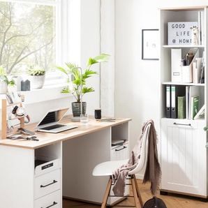 Hochschrank »Jelda« - schwarz - Holz -