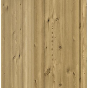 Hochschrank KOCHSTATION KS-Osby Schränke Gr. B/H/T: 49 cm x 202 cm x 50 cm, 2 St., beige (natur) Hochschrank Vorratsschränke Kiefer massiv, Breite 50 cm, 2 Türen, 4 Einlegeböden