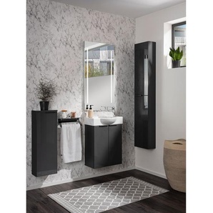 Hochschrank Luna 30 x 162 x 17cm Grau