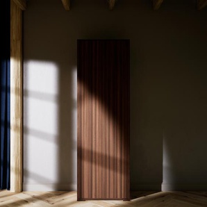 Hochschrank Nussbaum - Moderner Schrank: Türen in Nussbaum - Hochwertige Materialien - 77 x 234 x 47 cm, Selbst zusammenstellen