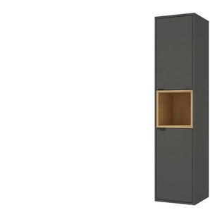 Hochschrank  Ölpersee ¦ grau ¦ Maße (cm): B: 35 H: 150 T: 33.0