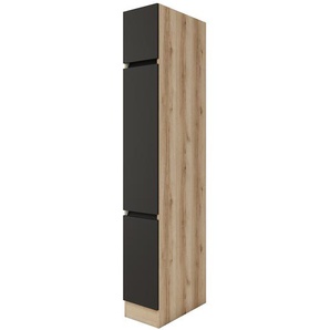 Hochschrank II 30 x 207 x 57cm Schwarz/Anthrazit