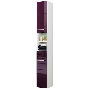 Hochschrank 25 x 180 x 20cm Violett