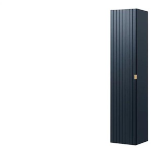 Hochschrank  Sander See ¦ blau ¦ Maße (cm): B: 35 H: 160 T: 33.0