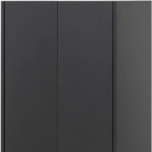 Hochschrank SCHILDMEYER Cosmo Schränke Gr. B/H/T: 56,9 cm x 164,5 cm x 33,0 cm, 4 St., grau (anthrazit) Bad-Hochschränke Hochschrank Schränke Breite 57 cm, Badezimmerschrank, Blende im modernen Wildeiche-Look