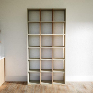 Hochschrank Taupe - Moderner Schrank: Hochwertige Qualität, einzigartiges Design - 118 x 234 x 34 cm, Selbst zusammenstellen