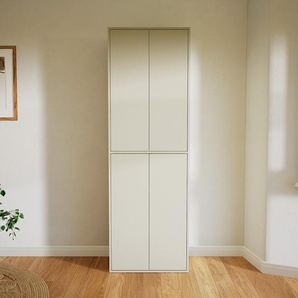 Hochschrank Taupe - Moderner Schrank: Türen in Taupe - Hochwertige Materialien - 77 x 233 x 47 cm, Selbst zusammenstellen