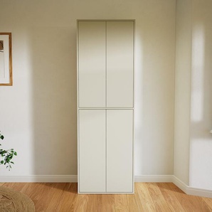 Hochschrank Taupe - Moderner Schrank: Türen in Taupe - Hochwertige Materialien - 77 x 233 x 47 cm, Selbst zusammenstellen