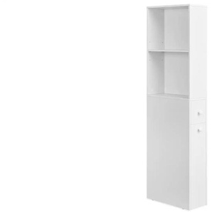 Hochschrank   ¦ weiß ¦ Maße (cm): B: 18 H: 134,4