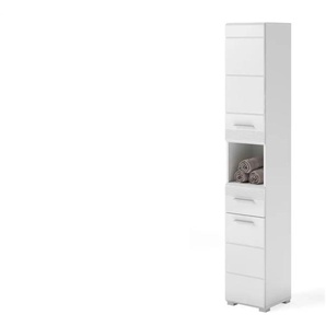 Hochschrank  Lütauer See ¦ weiß ¦ Maße (cm): B: 30 H: 182 T: 31.0