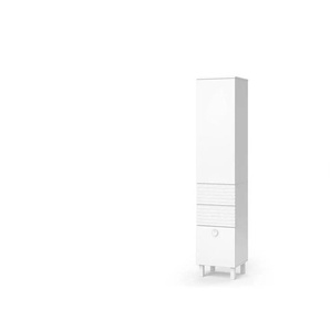 Hochschrank   ¦ weiß ¦ Maße (cm): B: 40,2 H: 192,4