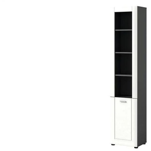 Hochschrank - weiß - Materialmix - 40 cm - 188 cm | Möbel Kraft
