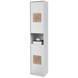 Hochschrank - weiß - Materialmix - 40 cm - 190 cm - cm 30,0 | Möbel Kraft