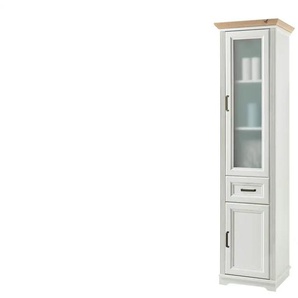 Hochschrank - weiß - Materialmix - 48 cm - 190 cm - cm 43,0 | Möbel Kraft
