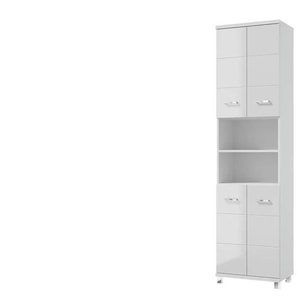 Hochschrank - weiß - Materialmix - 51 cm - 192,5 cm - cm 32,0 | Möbel Kraft