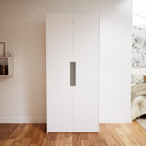 Hochschrank Weiß - Moderner Schrank: Hochwertige Qualität, einzigartiges Design - 104 x 232 x 62 cm, Selbst zusammenstellen