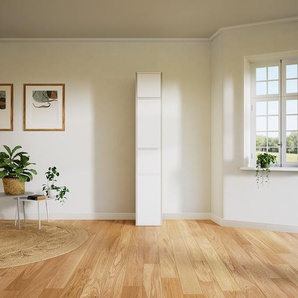 Hochschrank Weiß - Moderner Schrank: Türen in Weiß - Hochwertige Materialien - 41 x 233 x 47 cm, Selbst zusammenstellen