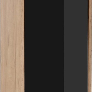 Hochschrank WELLTIME Torun Badezimmerschrank Schränke Gr. B/H/T: 35 cm x 145 cm x 30 cm, 2 St., schwarz (schwarz, eiche) Bad-Hochschränke