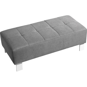 Hocker ADA TRENDLINE Ralph Gr. B/H/T: 126 cm x 41 cm x 61 cm, Struktur fein XBO, grau (mittelgrau xbo 19) Sitzhocker Hocker