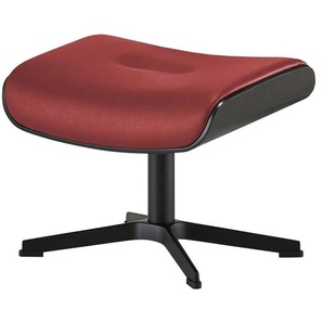 Hocker aus Leder Timeout ¦ rot ¦ Maße (cm): B: 50 H: 34 T: 38.0