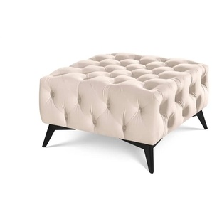 S-STYLE Hocker  Wilhelm ¦ beige ¦ Maße (cm): B: 80 H: 45